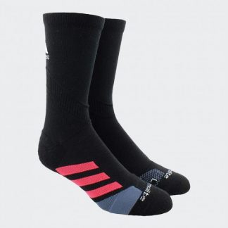 cheap jerseys online shop coupon code adidas Men\'s Traxion Tennis Crew L Socks - Black/Shock Red wholesale nfl gear